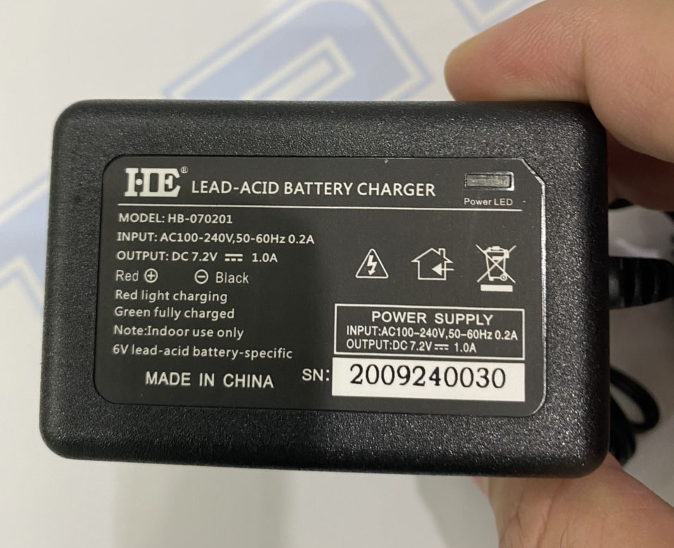 Sạc 7.2V/1.0A cân treo WHL7