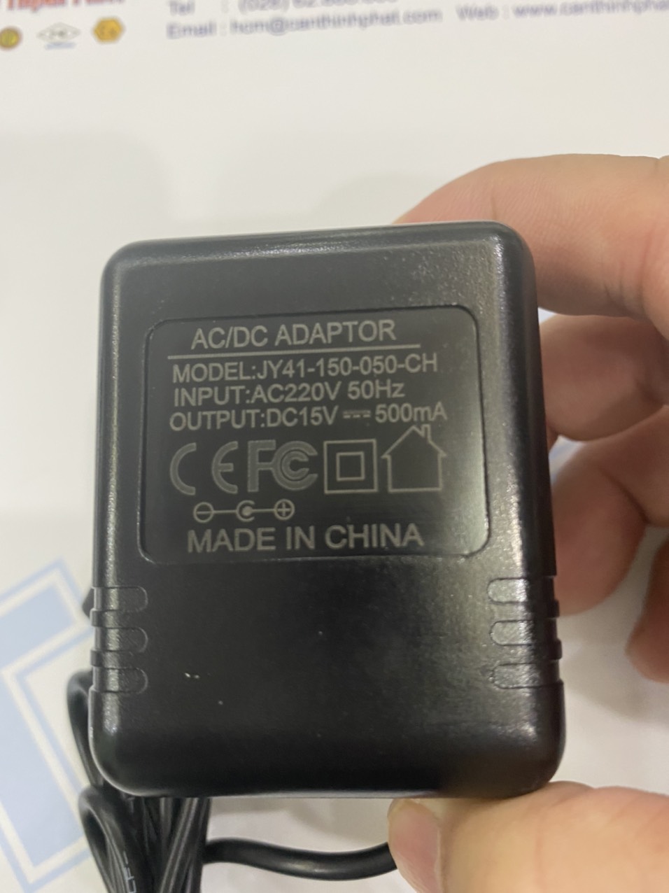 Sạc 15V/500mA cân FPA