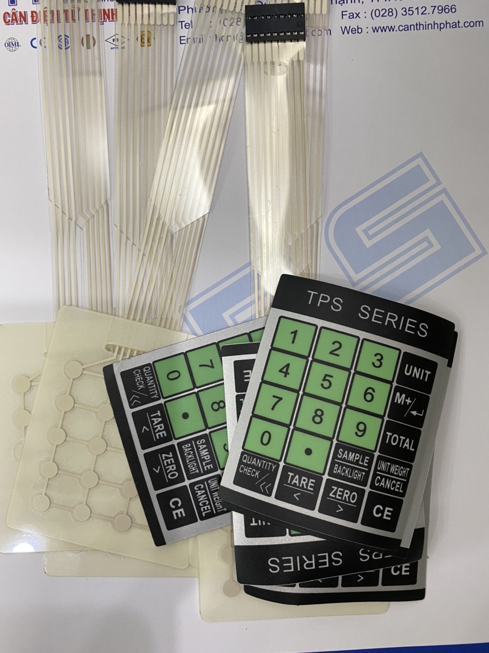Bàn phím cân VIBRA TPS C