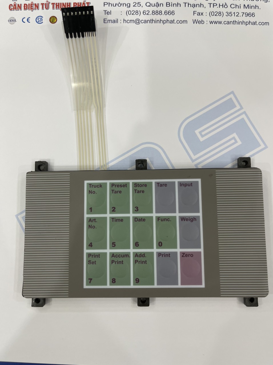 Bàn phím bộ chỉ thị A9P